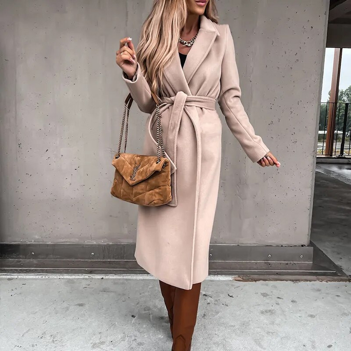 W&W Mode Mantel | Eleganter langer Mantel für Frauen