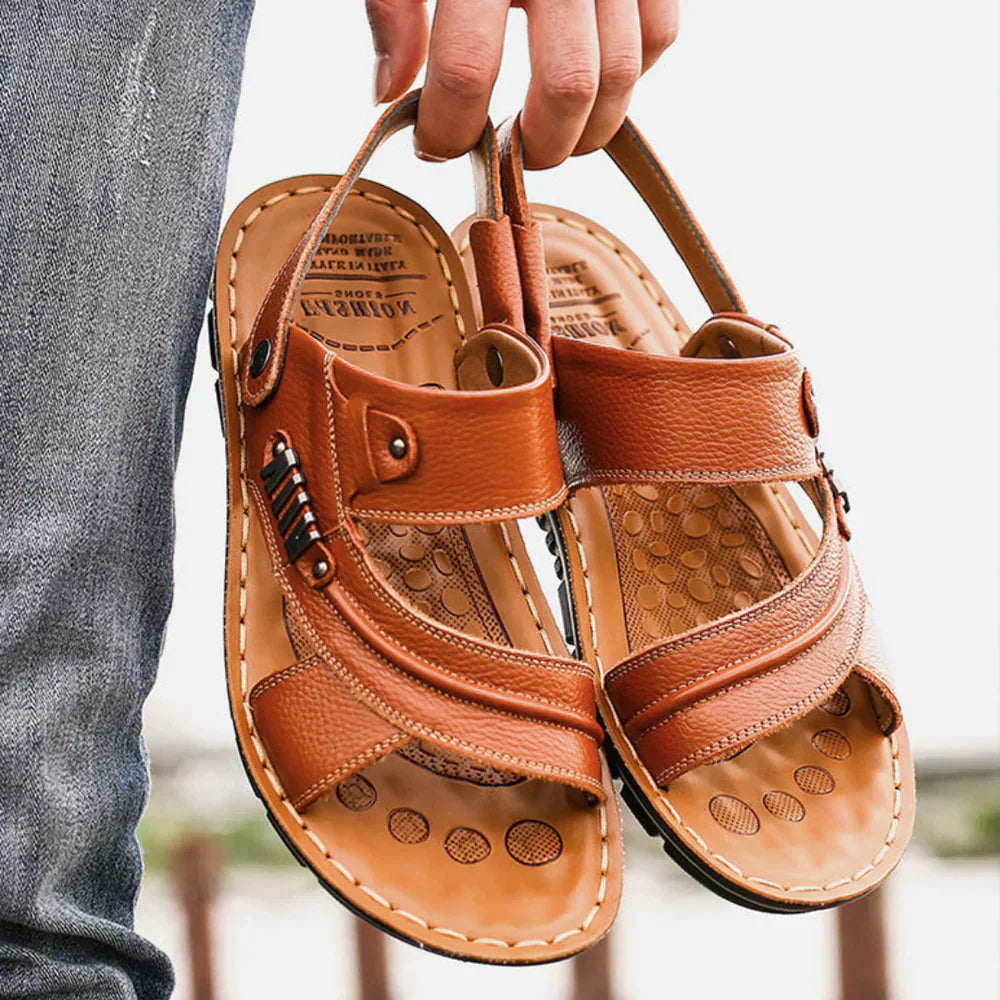 WW | Atmungsaktive Sandalen Mit Offener Spitze Für Herren