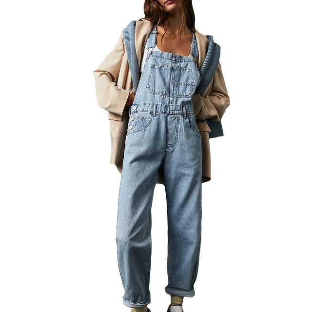 WW | Stilvoller Denim Overall Mit Lässig Passform