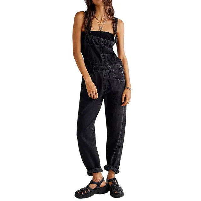 W&W Mode | Stilvoller Denim Overall Mit Lässig Passform