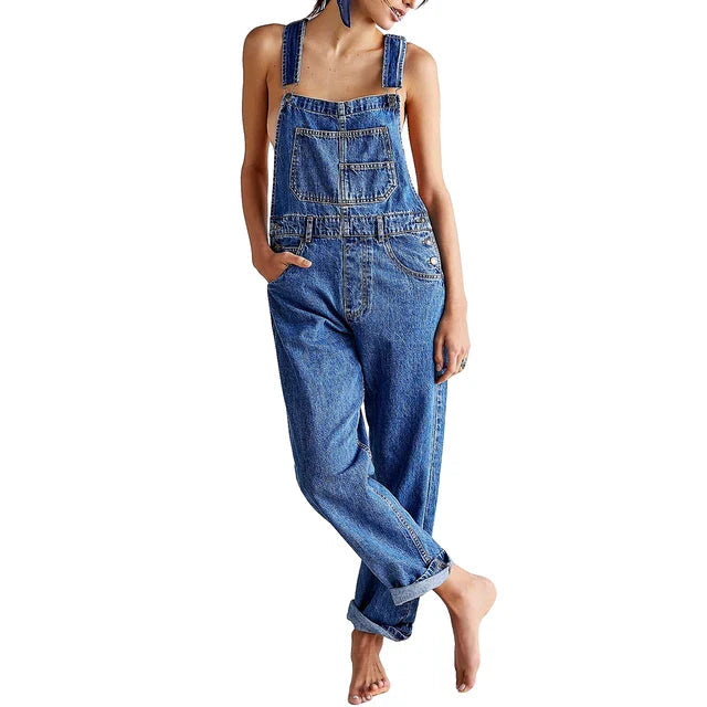 W&W Mode | Stilvoller Denim Overall Mit Lässig Passform
