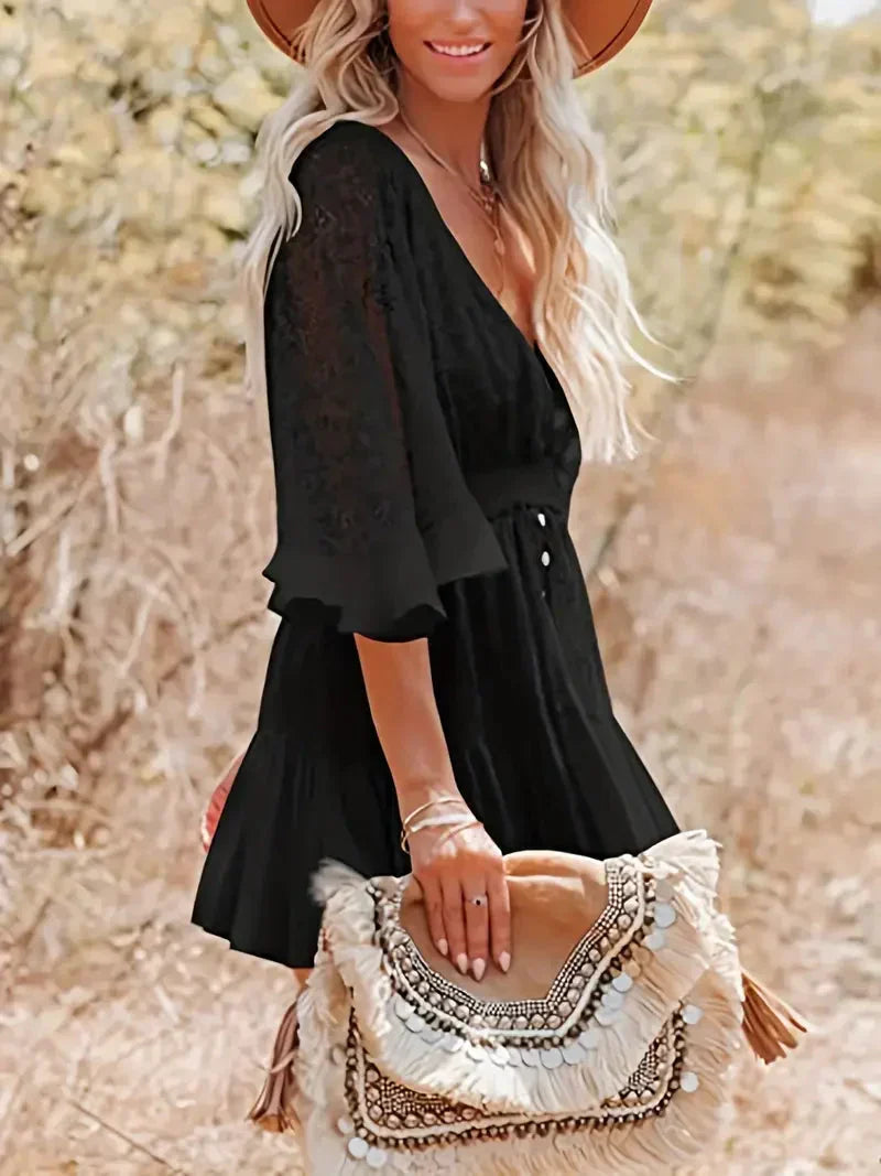 W&W Mode | Boho Minikleid für Damen