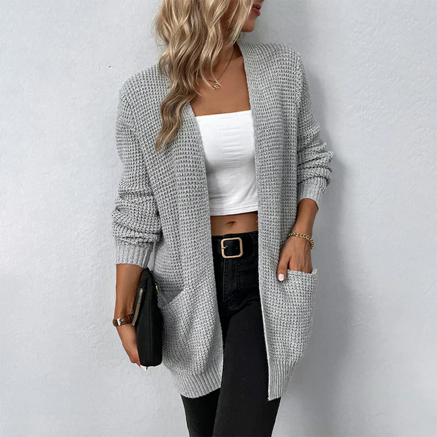 WW Lässiger Und Zeitloser Overall-Cardigan