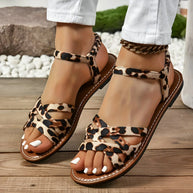 WW | Sommerliche Flats Im Animal Print