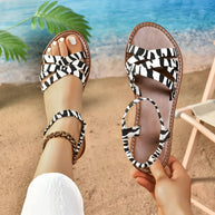 WW | Sommerliche Flats Im Animal Print