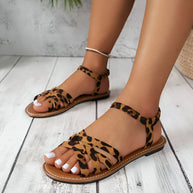 WW | Sommerliche Flats Im Animal Print
