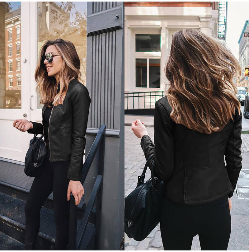 Damen Lederjacke