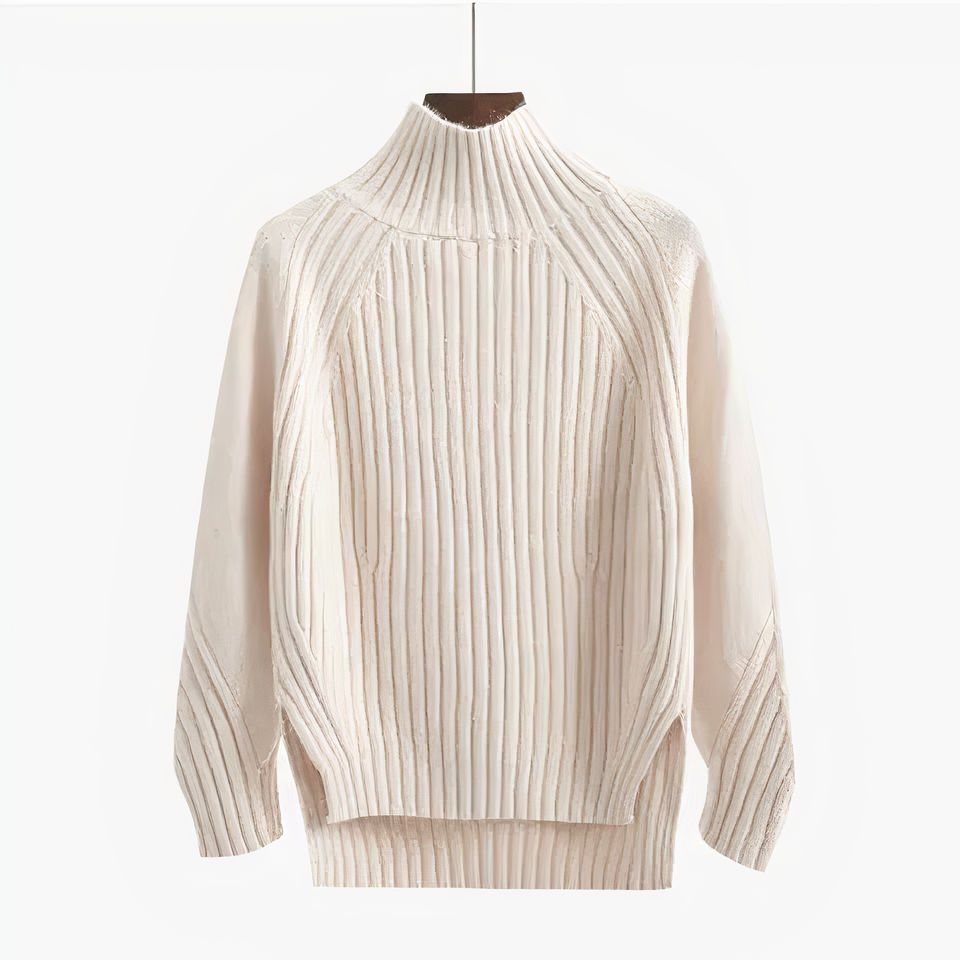 WW | R halsausschnitt Gemütlicher Strickpullover für Frauen