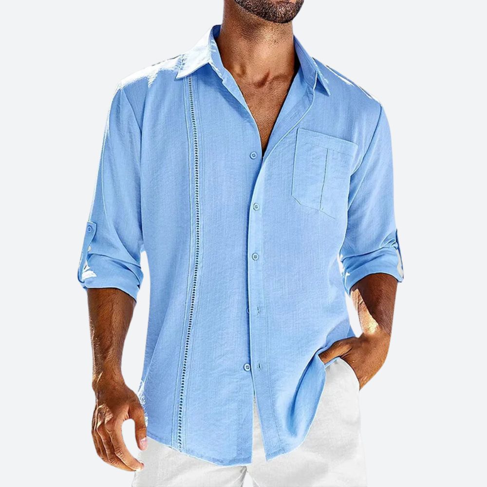W&W Mode | Retro Leinen Sommerhemd Für Männer