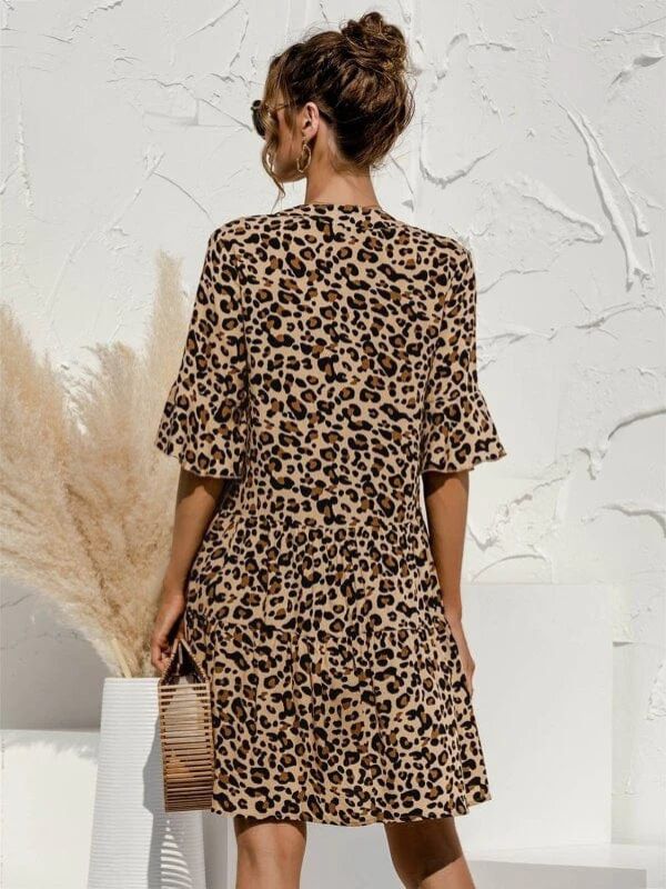 WW | Stilvolle Damenkleid Mit Druck