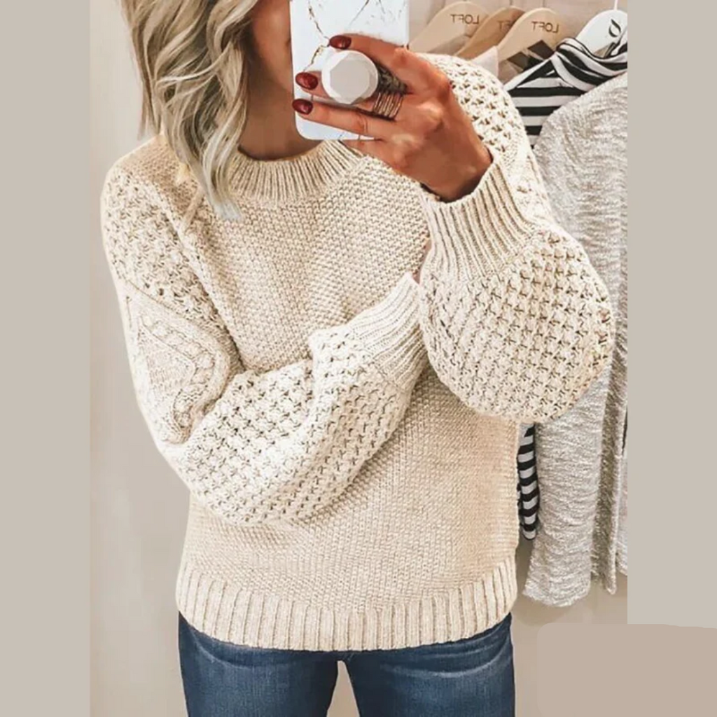 weiche gestrickte Pullover