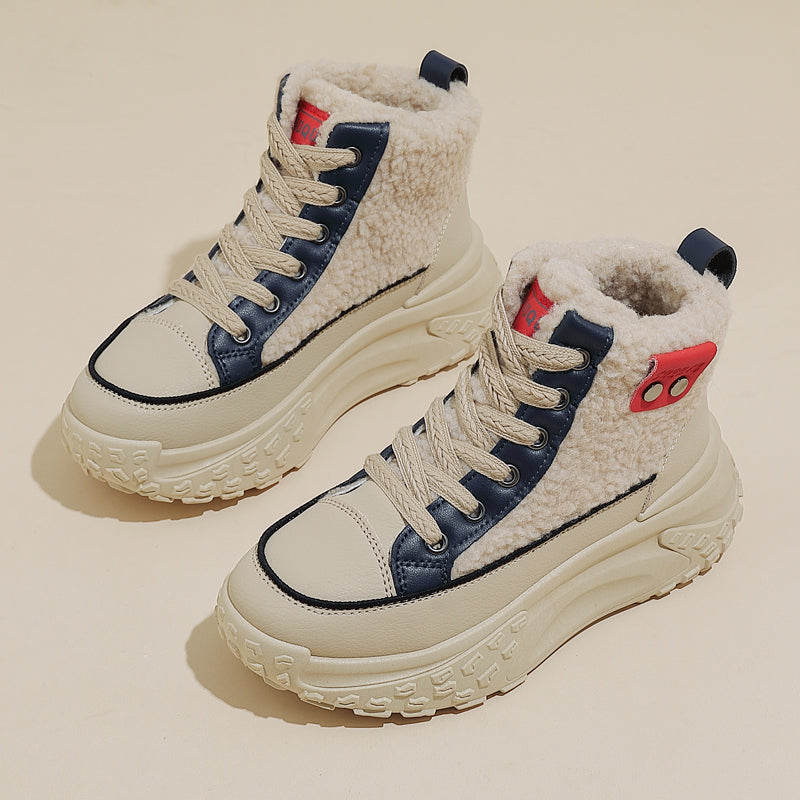 WW – Wasserdichte Plüsch-Stiefeletten