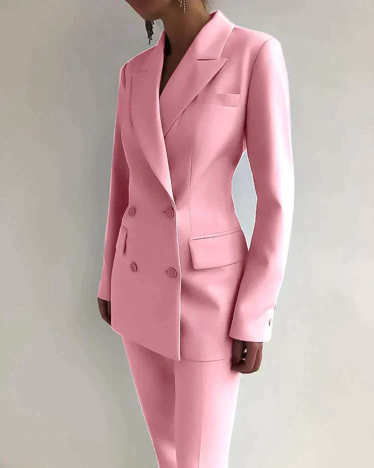 W&W Mode | Elegantes Blazer Und Hosen Satz Für Damen