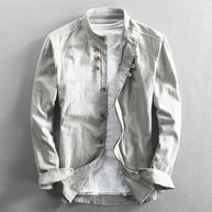 WW | Essence Elegantes Japanisches Leinenhemd