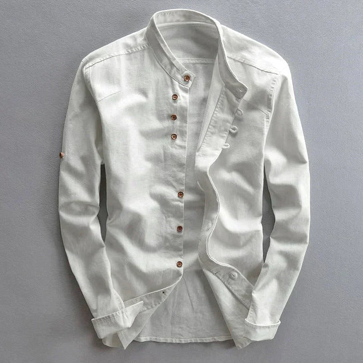 W&W Mode | Essence Elegantes Japanisches Leinenhemd