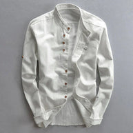 WW | Essence Elegantes Japanisches Leinenhemd