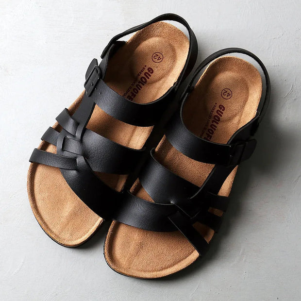 WW | Orthopädische Leder Sandalen Mit Optimaler Unterstützung