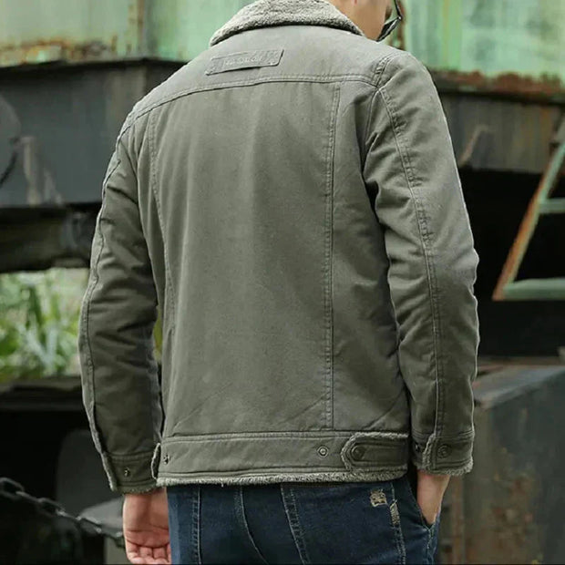 WW | Knöpfe Kragen Sommerjacke Herren