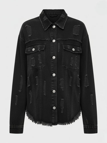 WW | Damenjacke Aus Jeans Elegant und Lässig Chic