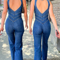 WW | Hollywood Herz Ausschnitt Bodycon Jumpsuit – Stilvoll und Figurschmeichelnd