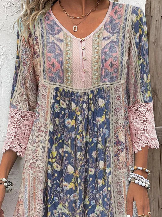 W&W Mode | Jente Bohemian Tunika Kleid
