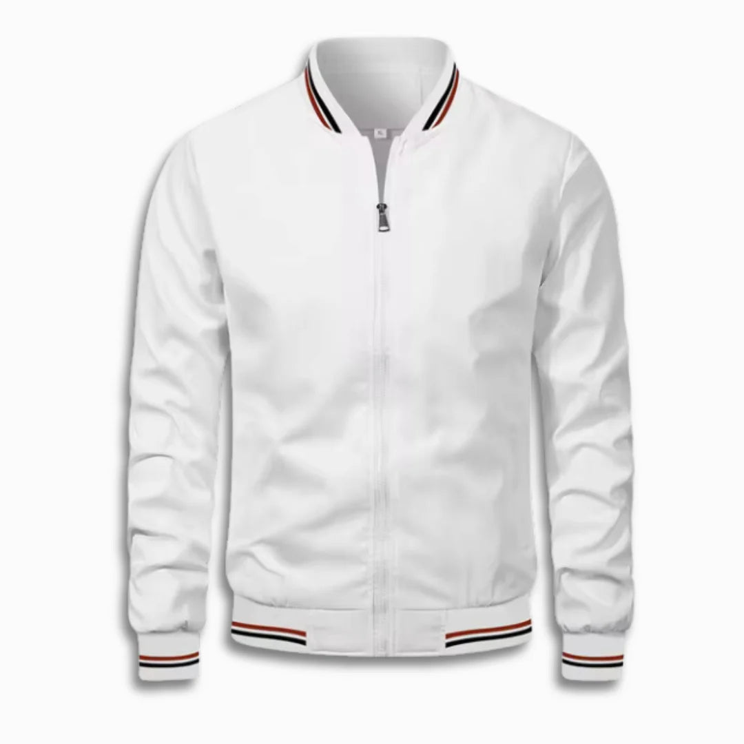 W&W Mode | Herren Lässige Übergangsjacke mit Wasserabweisender Oberfläche & Stehkragen W&W Mode