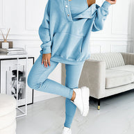 WW | Set Oversize Hoodie Leggings Loungewear Set Damenbekleidung