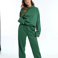 WW | Bequeme Kapuzenpullover- und Jogginghosen-Set für Frauen