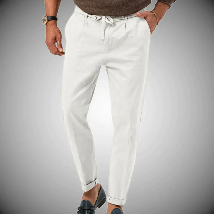 W&W Mode | Slim Fit Leinenhose Für Herren