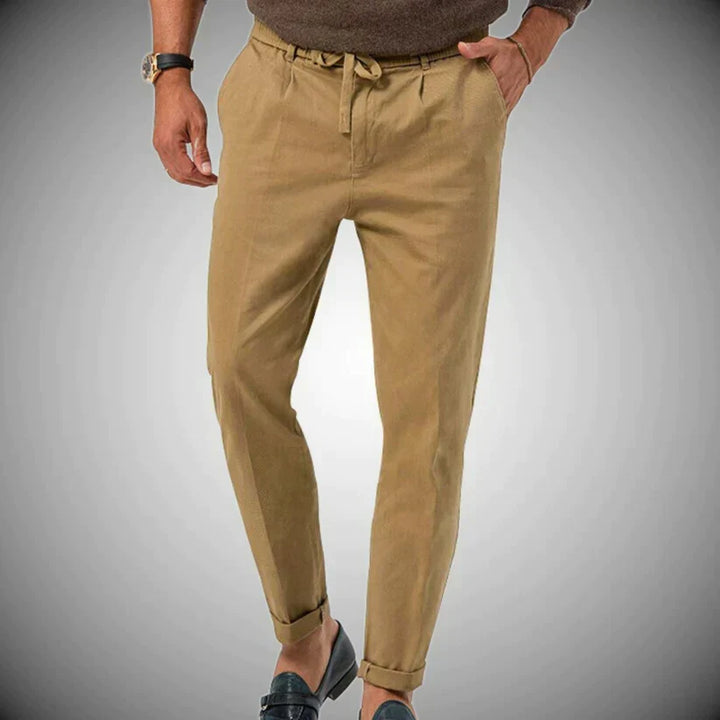 W&W Mode | Slim Fit Leinenhose Für Herren