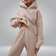 WW | Trainingsanzug Lässiges 2-teiliges Hoodie & Sweatpants Set für Damen