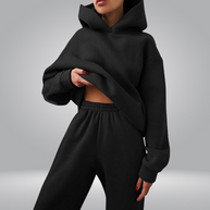 WW | Trainingsanzug Lässiges 2-teiliges Hoodie & Sweatpants Set für Damen