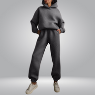 WW | Trainingsanzug Lässiges 2-teiliges Hoodie & Sweatpants Set für Damen