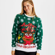 WW | Holly Jolly Christmas Weihnachts-Pullover - Damen