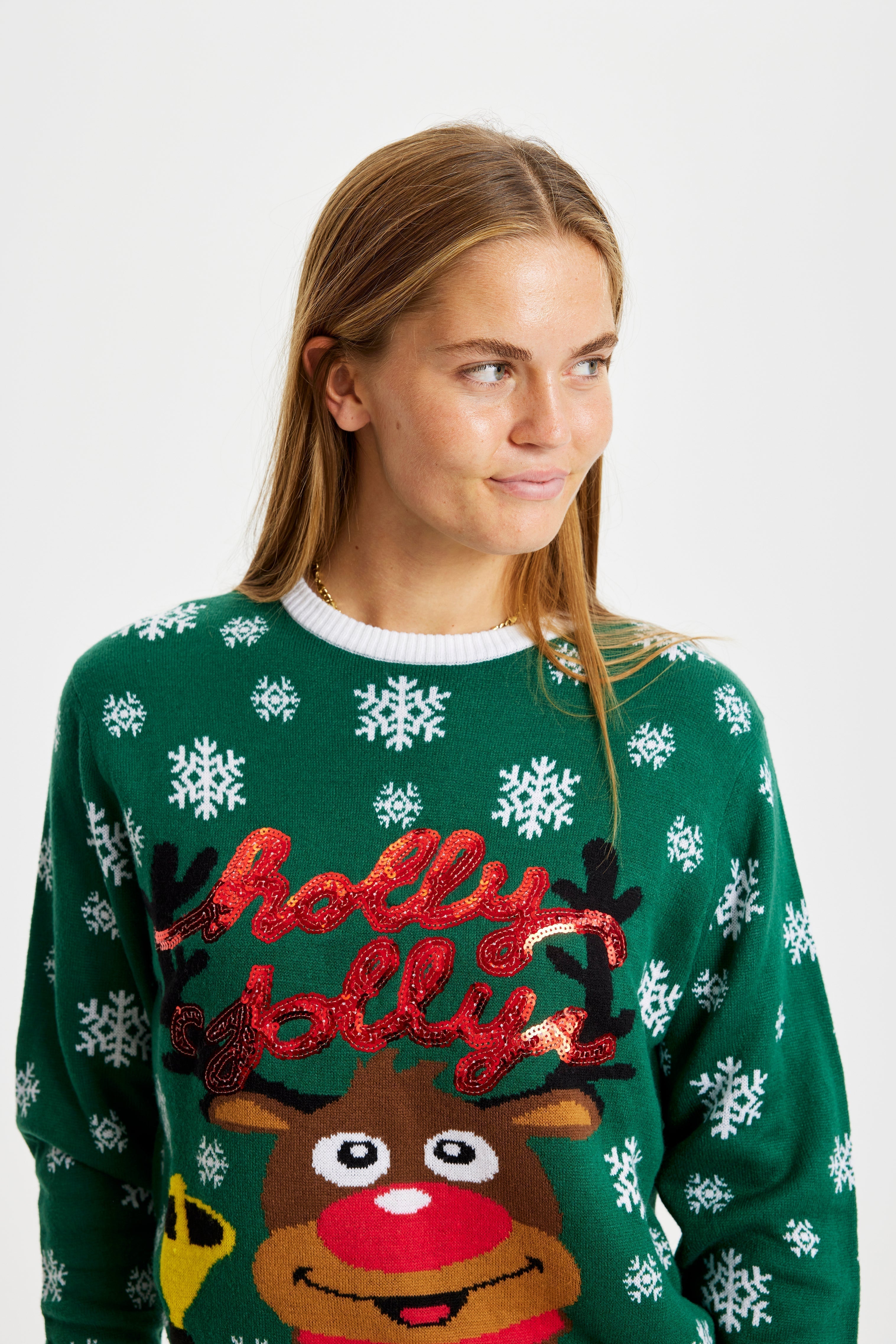 WW | Holly Jolly Christmas Weihnachts-Pullover - Damen