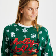 WW | Holly Jolly Christmas Weihnachts-Pullover - Damen