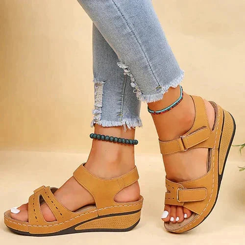 W&W Mode | Sandalen Bequeme Ortho-Sandalen für Frauen