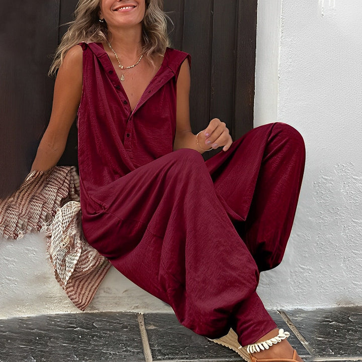 W&W Mode | Damen ärmelloser Jumpsuit