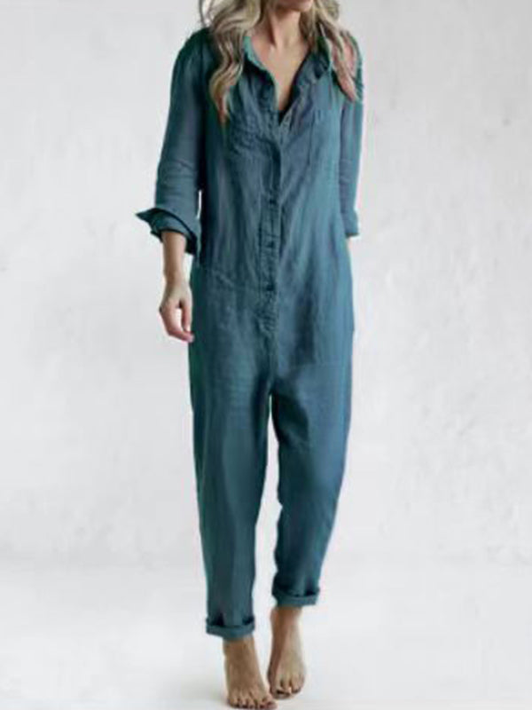 W&W Mode | Loose Fit Button Up Langärmeliger W&W Mode | Damenbekleidung