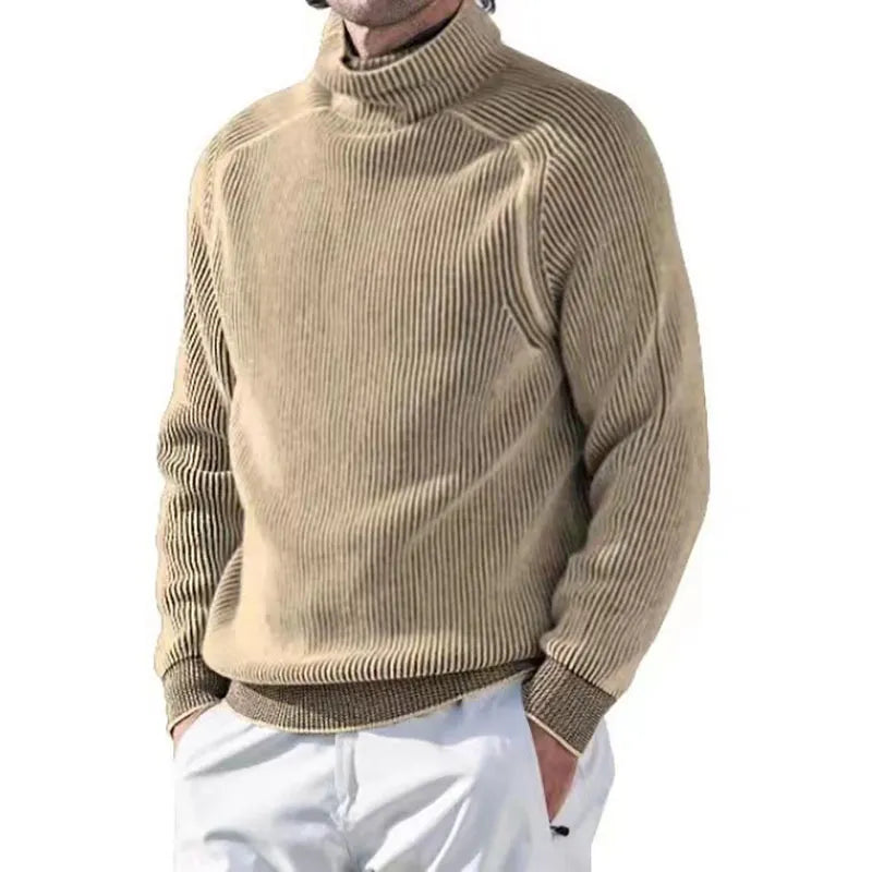 Wolff - Dicker lässiger Herrenstrickpullover