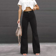 WW | Corduroy-Hose - Hohe Taille Damenhose für einen trendigen Look