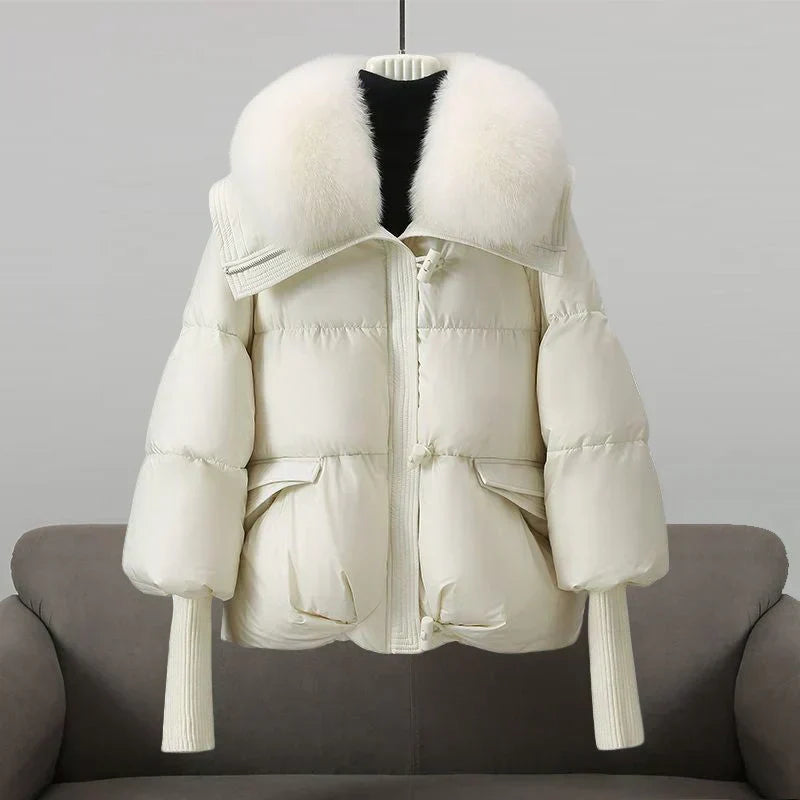 W&W Mode | Kunstpelzjacke für Damen - Warm und Stilvoll