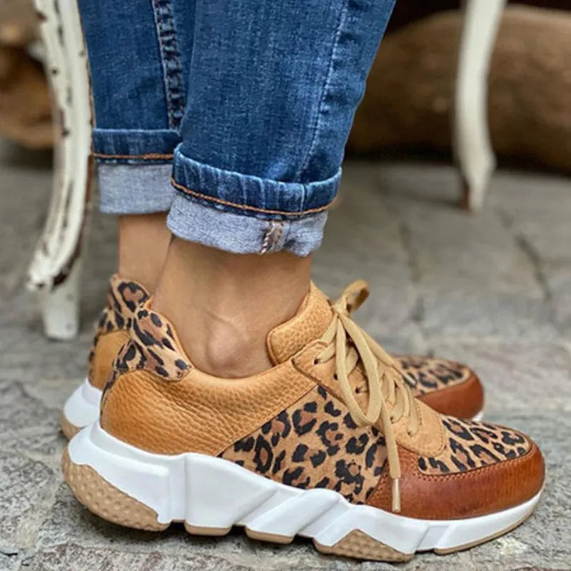 WW-Sneakers mit Leopardenmuster - Kiana