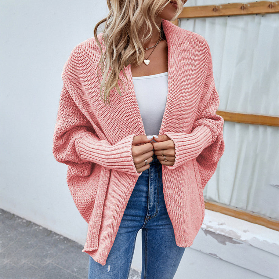 WW | Strickpullover mit Fledermausärmeln für Damen