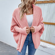 WW | Strickpullover mit Fledermausärmeln für Damen