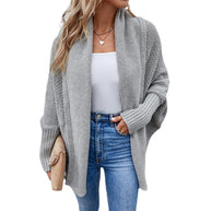 WW | Strickpullover mit Fledermausärmeln für Damen