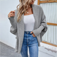 WW | Strickpullover mit Fledermausärmeln für Damen