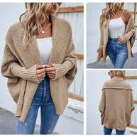 WW | Strickpullover mit Fledermausärmeln für Damen