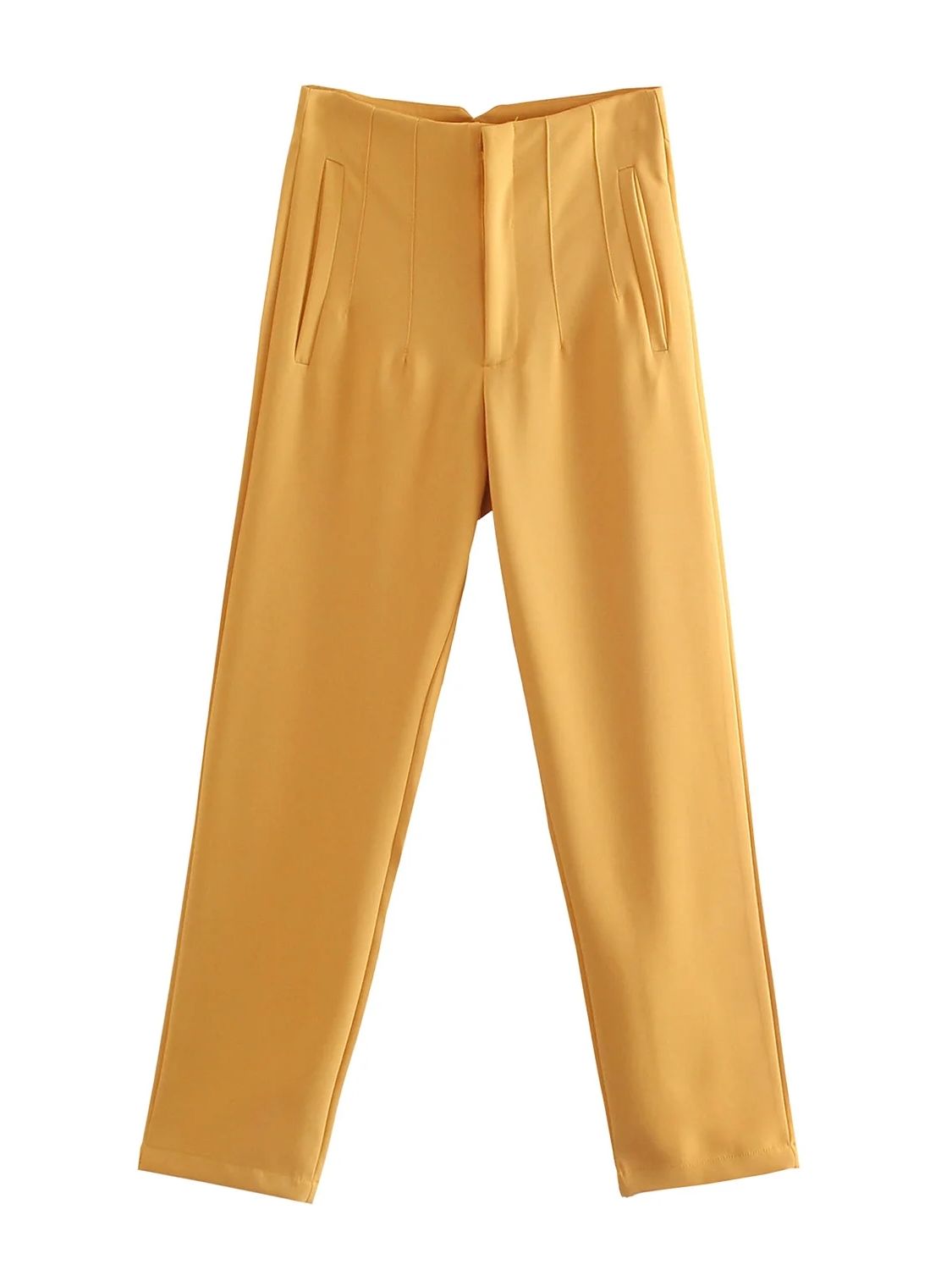 WW Vintage Hose mit geradem Reißverschluss und erhöhter Taille