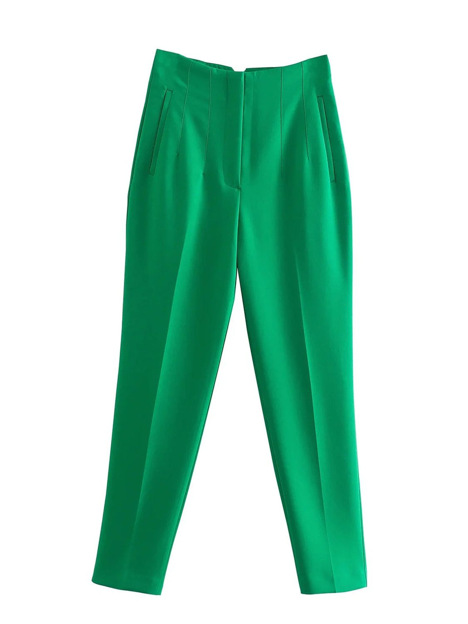WW Vintage Hose mit geradem Reißverschluss und erhöhter Taille